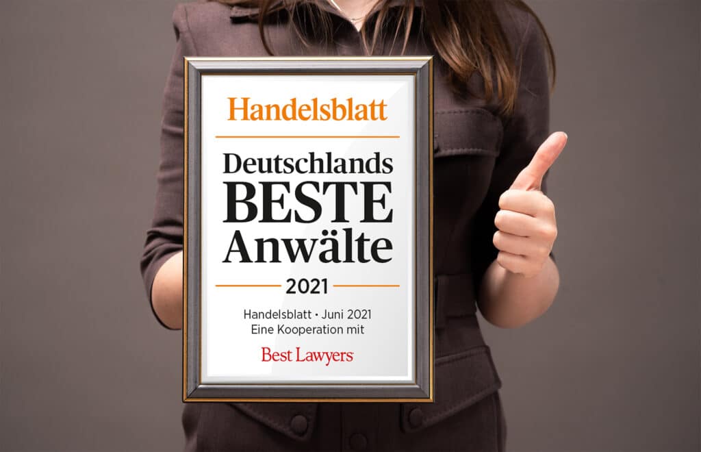 Deutschlands beste Anwälte 2021: Handelsblatt und Best Lawyers empfehlen 50 Anwälte von GSK Stockmann